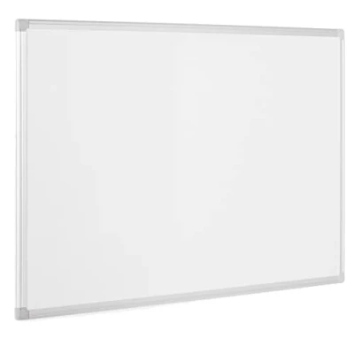Abbildung von Bi Office Earth Umweltfreundliches Whiteboard, mit Aluminiumrahmen und Stifteablage, Magnettafel, Emaillierte Premiumoberfläche, 90 x 60 cm