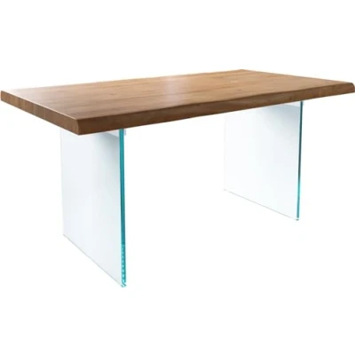 Abbildung von Esstisch Edge 160x90 XL Akazie Natur Glas Live