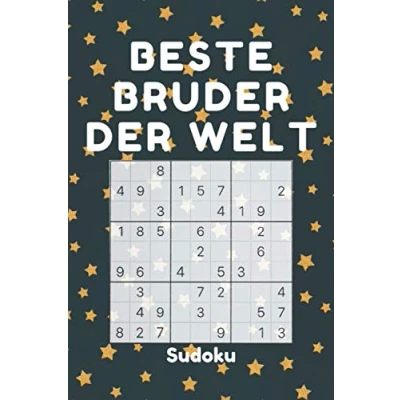 Abbildung von BESTE bruder DER WELT Sudoku: 240 Sudoku Rätsel inkl. Lösungen Leicht schwer kleine Geschenke für zu weihnachten Geburtstag weihnachtsgeschenke Brüder