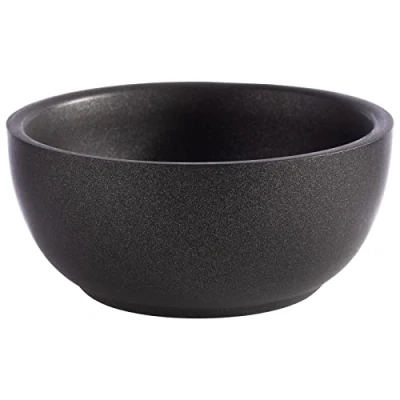 Abbildung von APS Schale LEVANTE Ø 9,5 cm, H: 4,5 cm Edelstahl, Farbe: grey black 0,14 Liter doppelwandig