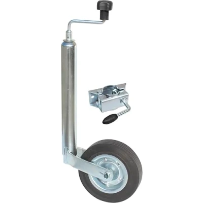Abbildung von mAe 150kg / 90kg Anhängerstützrad Stützrad Bugrad für Pkw Anhänger + Halter