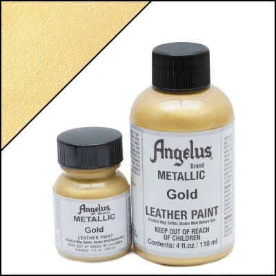 Abbildung von Angelus Lederfarbe Gold 29,5ml