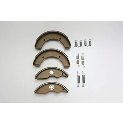 Abbildung von trailer parts4u 1 Satz Bremsbacken 300x80 RM f. Rinner + Federnsatz komplett Achssatz