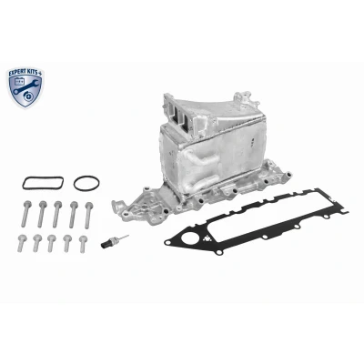 Abbildung von VEMO V10 60 0082 Ladeluftkühler mit Sensor, ohne AGR Ventil, Schraubensatz Dichtungen SKODA: Octavia 3 Combi, Kodiaq