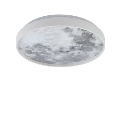 Abbildung von Lindby LED Deckenleuchte Lune, Kunststoff, Metall, 38 cm