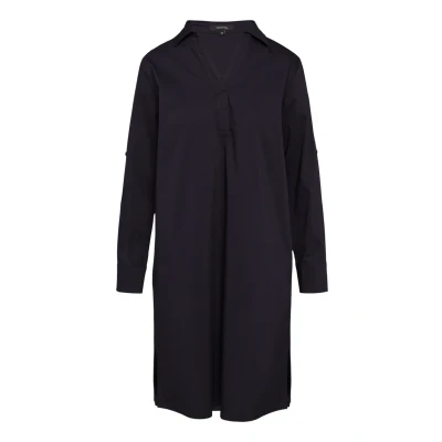 Abbildung von comma Elegantes Freizeitkleid, Damen, Größe: 36, Navy