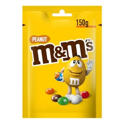 Abbildung von M&amp;M&#039;S Peanut Schokolinsen mit Erdnusskern Schokolade Geschenk Eine Packung (1 x 150g)