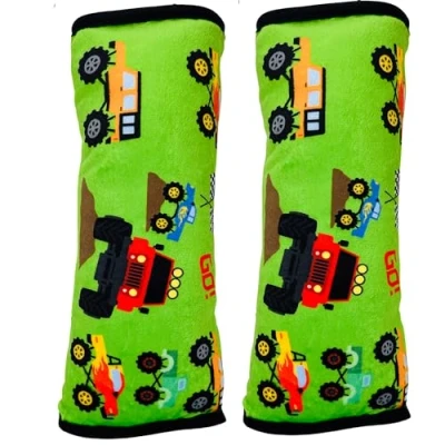 Abbildung von HECKBO 2x Auto Gurtkissen Monster Truck