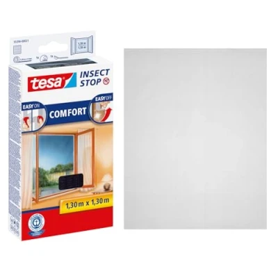 Abbildung von tesa Fliegengitter Gewebe Insect Stop COMFORT für Fenster 1,3 m x