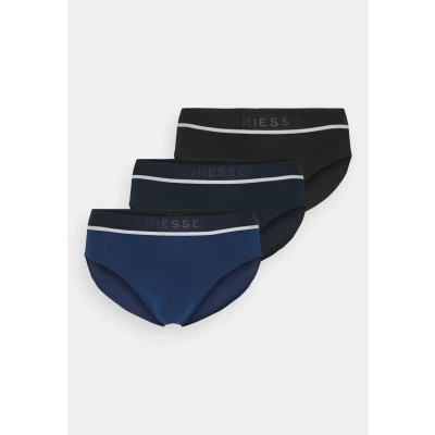 Abbildung von Schiesser 3PACK Slips Organic Cotton 95/5 Slip, Herren, Größe: Small, Dark blue/black