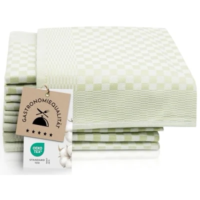 Abbildung von ZOLLNER Geschirrtuch, (Spar Set, 10 tlg), vom Hotelwäschespezialisten, 46 x 70 cm, 100% Baumwolle, Hotelwäschespezialisten