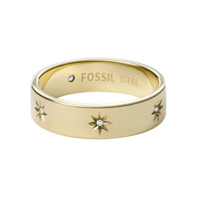 Abbildung von FOSSIL Damenring Sutton Shine Bright Edelstahl goldfarben, JF03874710