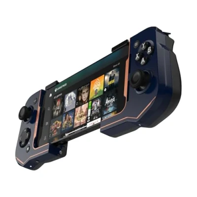 Abbildung von Turtle Beach Atom Mobiler Spiele Controller mit Bluetooth für Cloud Gaming auf iPhones Kobaltblau