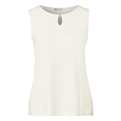 Abbildung von Street One MIT Cutout Top, Damen, Größe: 38, Weiß