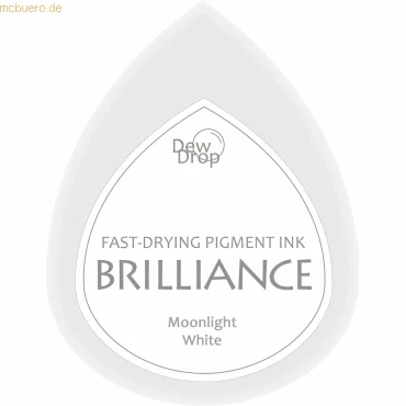 Abbildung von Tsukineko Brilliance dew drop ink pad Moonlight white