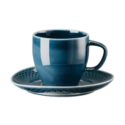 Abbildung von Rosenthal Junto Ocean Blue Kaffeetasse mit Untertasse