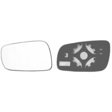 Abbildung von VAN WEZEL 7620837 Außenspiegelglas links SKODA: Octavia 1 Combi, I Schrägheck