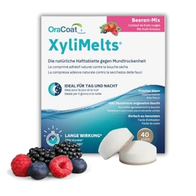 Abbildung von Xylimelts Hafttabletten Beeren mix Oracoat 40 St