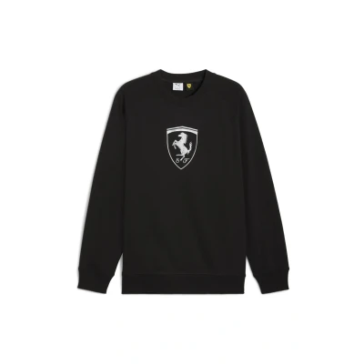 Abbildung von Puma Scuderia Ferrari Sportswear Shield Sweatshirt, Herren, Größe: XXL, Black
