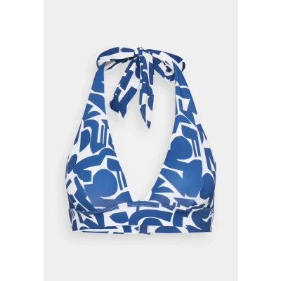 Abbildung von Marc O&#039;Polo GEO Print Bikinitop, Damen, Größe: Large, Murphy marine