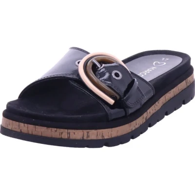 Abbildung von Marco Tozzi Pantolette flach, Damen, Größe: 39, Black Schuhe