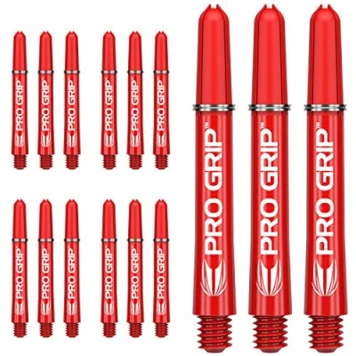 Abbildung von Target Darts 5 x Sätze of Rot Pro Grip Dartschäfte Mittel 15 Insgesamt