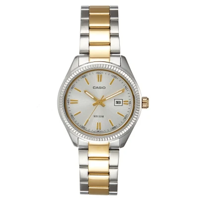 Abbildung von Casio Uhr silvercoloured/goldcoloured, Damen, Größe: One Size, Silver coloured/gold coloured