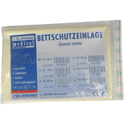 Abbildung von Bettschutzeinlage Gummi 45x60 cm creme 1 St