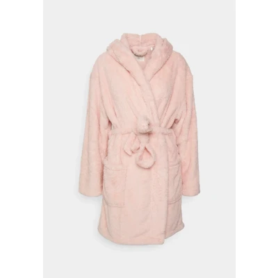 Abbildung von Schiesser Teddy Bademantel, Damen, Größe: Small, Rosé