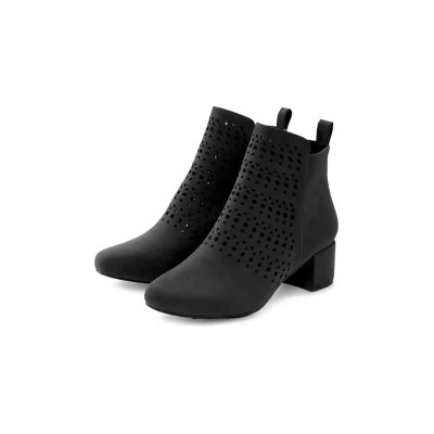 Abbildung von LASCANA Stiefelette Stiefel, Boots mit kleinen Cut Outs VEGAN
