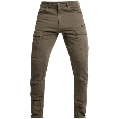 Abbildung von John Doe Defender Monolayer CE Zertifizierung AAA Motorradhose Atmungsaktiv Cargo Hose Mit Seitentaschen Protektoren
