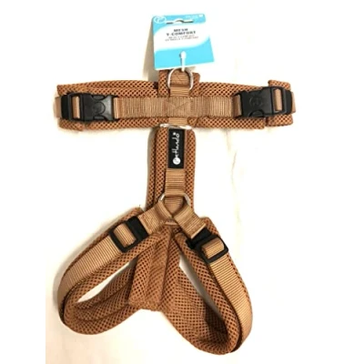 Abbildung von Petlando Y Geschirr Mesh Cognac Hundegeschirr 46 74/50 74 cm...