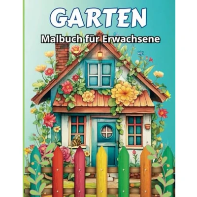 Abbildung von Malbuch für Erwachsene Garten: Kreatives Ausmalbuch Entspannung und Inspiration mit 50 Motiven rund um den Garten