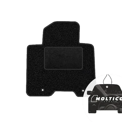 Abbildung von moto MOLTICO Fahrer Fußmatte Auto Velours Fahrerseite Autoteppiche Schwarz Fahrermatte 1 teilig passend für Kia Sorento IV ab 2020