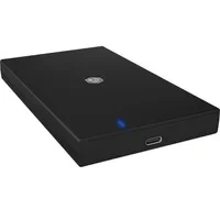 Abbildung von ICY BOX USB C Festplattengehäuse für 2, 5 Zoll SSD/HDD mit 3.0 (5 Gbit/s), Externes SATA Gehäuse, Werkzeuglos, SSDs bis 9, mm Höhe, A Adapter, IB 200T C3, Schwarz