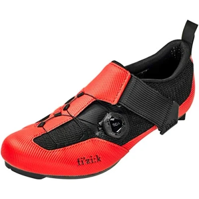 Abbildung von Fizik Infinity R3 Triathlon Schuhe für Erwachsene, Unisex, TRR3INME1, Nero/Bianca, 48
