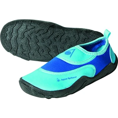 Abbildung von Aqua Sphere Unisex Kinder Beachwalker Neopren Wasser Strandschuh , Blau Hellblau, 24 EU