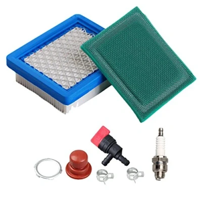 Abbildung von oxoxo 36046 Air Filter mit 36634 Pre Zündkerze für Tecumseh oh95 OH195 OHH50 OHH55 OHH60 OHH65 vlv50 vlv55 vlv60 vlv66 vlv126 4 5,5 HP Motoren
