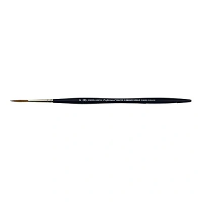 Abbildung von Winsor &amp; Newton 5069003 Professional Sable Aquarell Pinsel aus Kolinski Marderhaar für ausgezeichnete Farbtragekapazität, Sprungkraft, Punktgenauigkeit Schlepper Nr. 3 2,1 mm kurzer Stiel