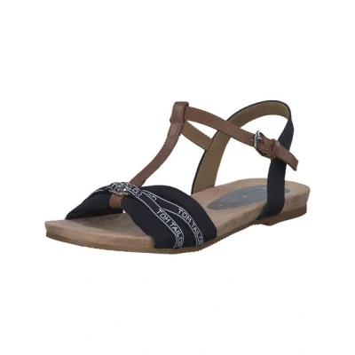 Abbildung von TOM Tailor Riemensandalette, Damen, Größe: 39, Blau Schuhe
