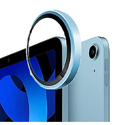 Abbildung von GIOPUEY [Kompletter Schutz Kameraschutz Kompatibel mit iPad Mini 6/Mini 7 2024, [Doppelter Schutz] Metall Ring + Schutzglas, Blue