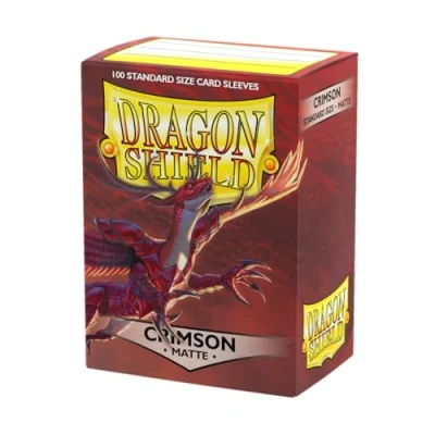 Abbildung von Dragon Shield Sammelkarte Standard Size Matte Sleeves (100), Crimson