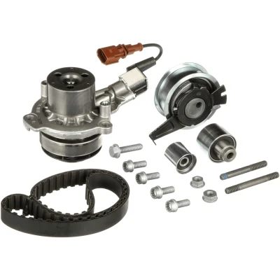 Abbildung von GATES KP55678XS 1 Wasserpumpe + Zahnriemensatz mit integriertem Abschaltkontakt, schaltbare VOLKSWAGEN: Golf 7 Schrägheck