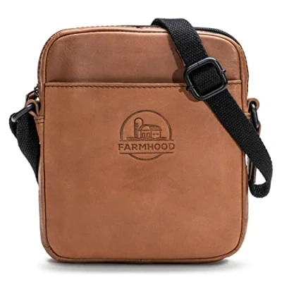 Abbildung von Farmhood Umhängetasche Nashville, Leder