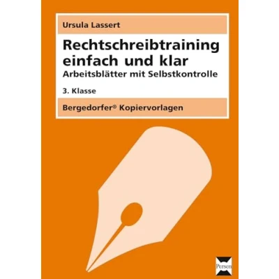 Abbildung von Rechtschreibtraining einfach und klar 3. Klasse: Arbeitsblätter mit Selbstkontrolle