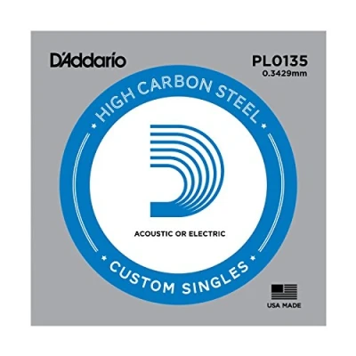 Abbildung von D&#039;Addario PL0135 Einzelsaite für Gitarre