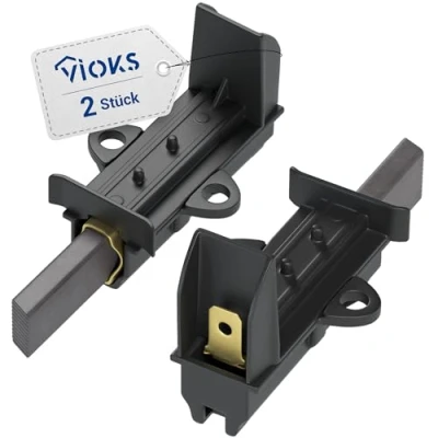 Abbildung von VIOKS Motorkohlen Set 2x Kohlebürsten Ersatz für Beko Blomberg 371201202 371201201 371201205 L93MF7 Kohlen WMB WKE WKD WKL WKC WA Waschmaschine