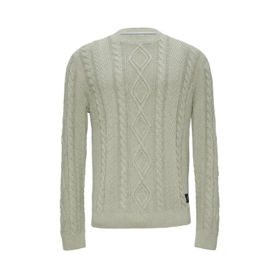 Abbildung von s.Oliver MIT Zopfmuster Strickpullover, Herren, Größe: XXL, Helles beige
