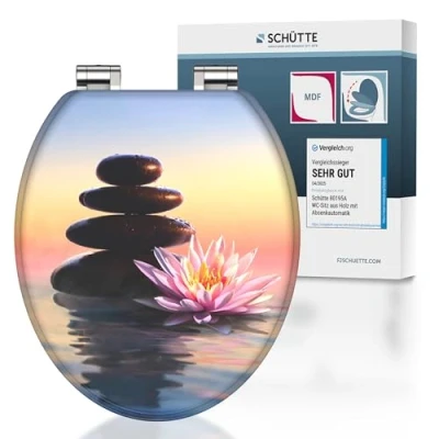 Abbildung von Schütte WC Sitz &quot;SUNSET DREAM&quot;, Toilettendeckel, mit Absenkautomatik
