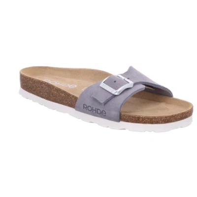 Abbildung von Rohde Pantolette, Keilabsatz, Sommerschuh, Schlappen mit vorgeformtem Fußbett